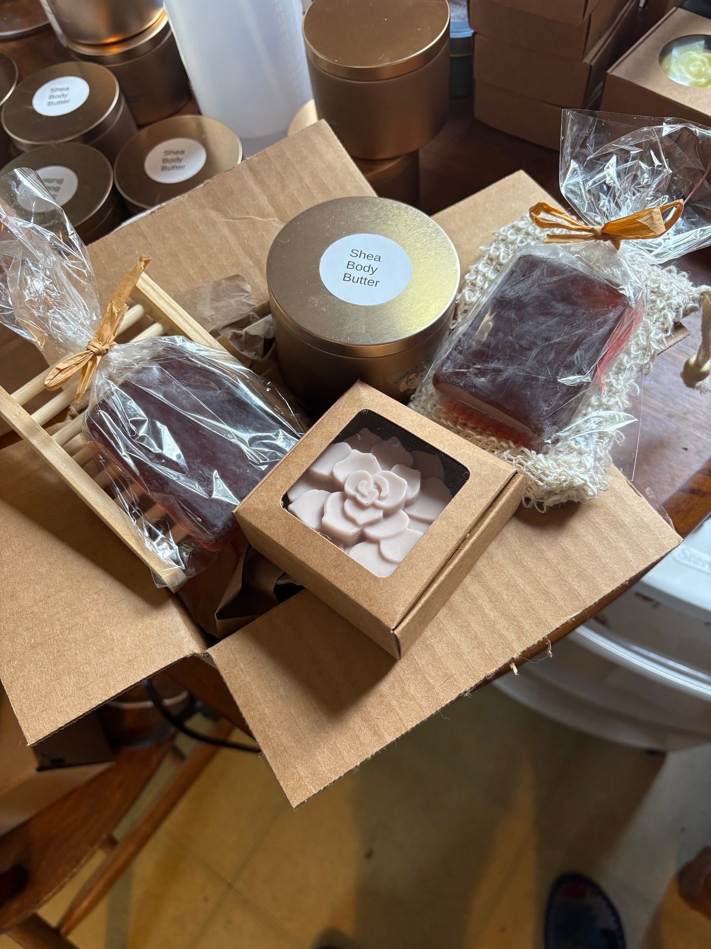 Soap and butter gift set